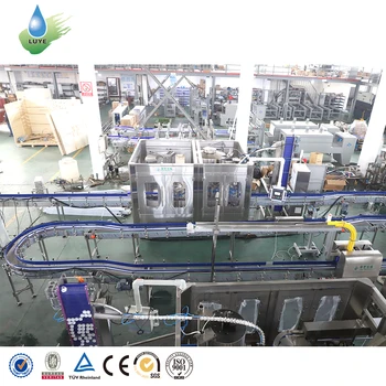 Full Automatic Bottle 1 Gallon 10 Liter Mineral Water Washing Filling Capping Machine Production Line Plant