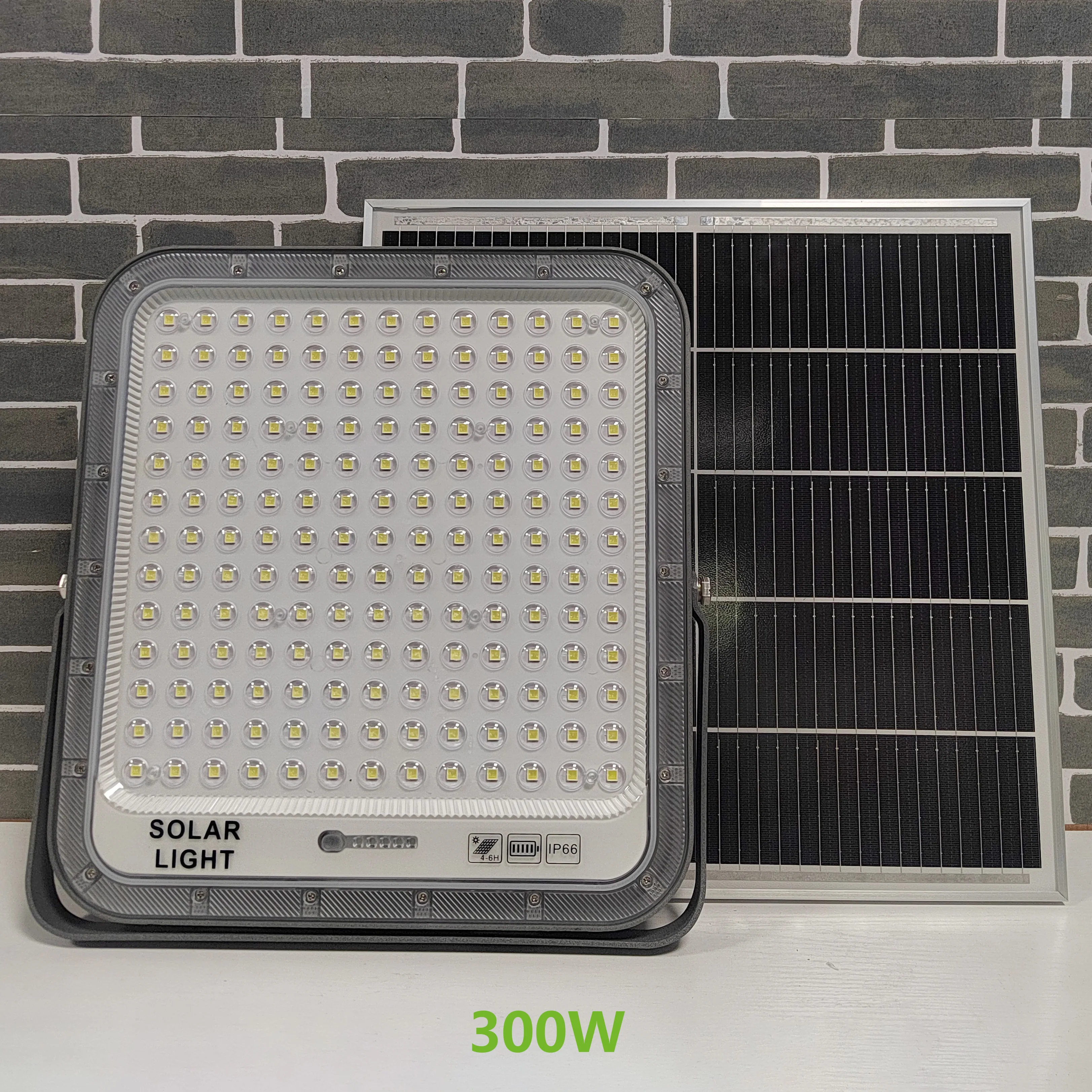 60w 100w 200w 300w LED Solar Flood Light Battery Replaceable Outdoor Waterproof