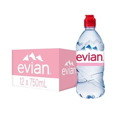 Натуральная родниковая вода Evian (1 5 л/12 ПК) цены на оптовую бутилированную воду evian минеральная 330 мл в бутылке для домашних животных