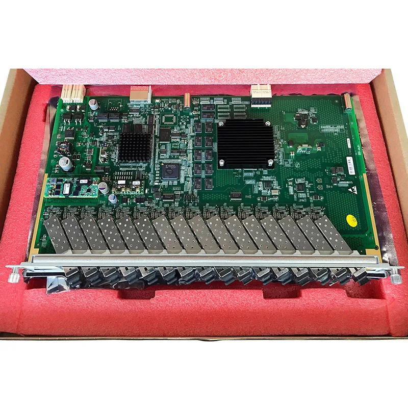 Used 16 Ports GTGH GPON Interface Board Placa with Full SFP Module ...
