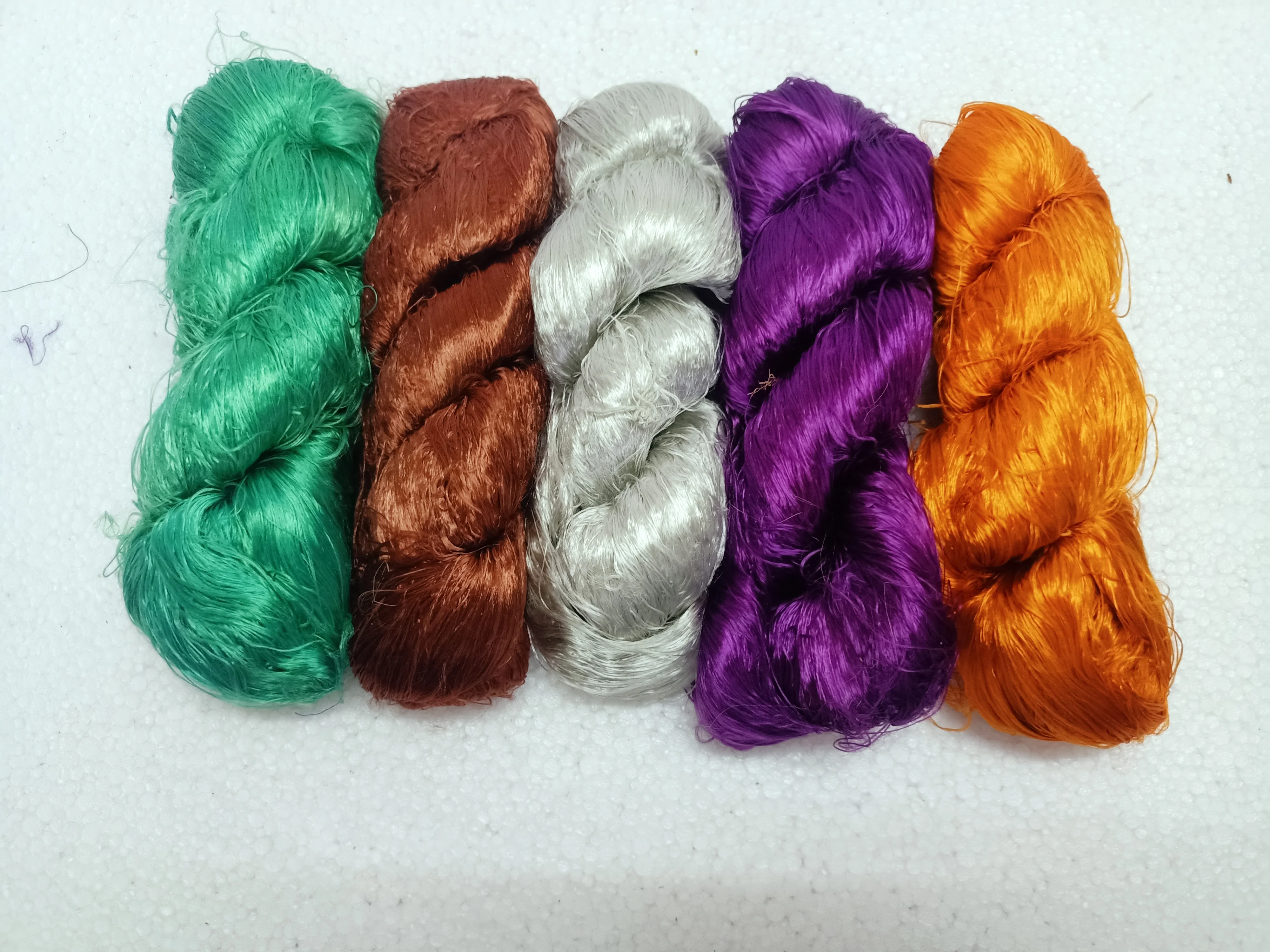 Custom Made Banana Silk Thrums  Made From Recycled Rayon and Viscose Fibers Ideal for Resale  by  Art and Craft Stores