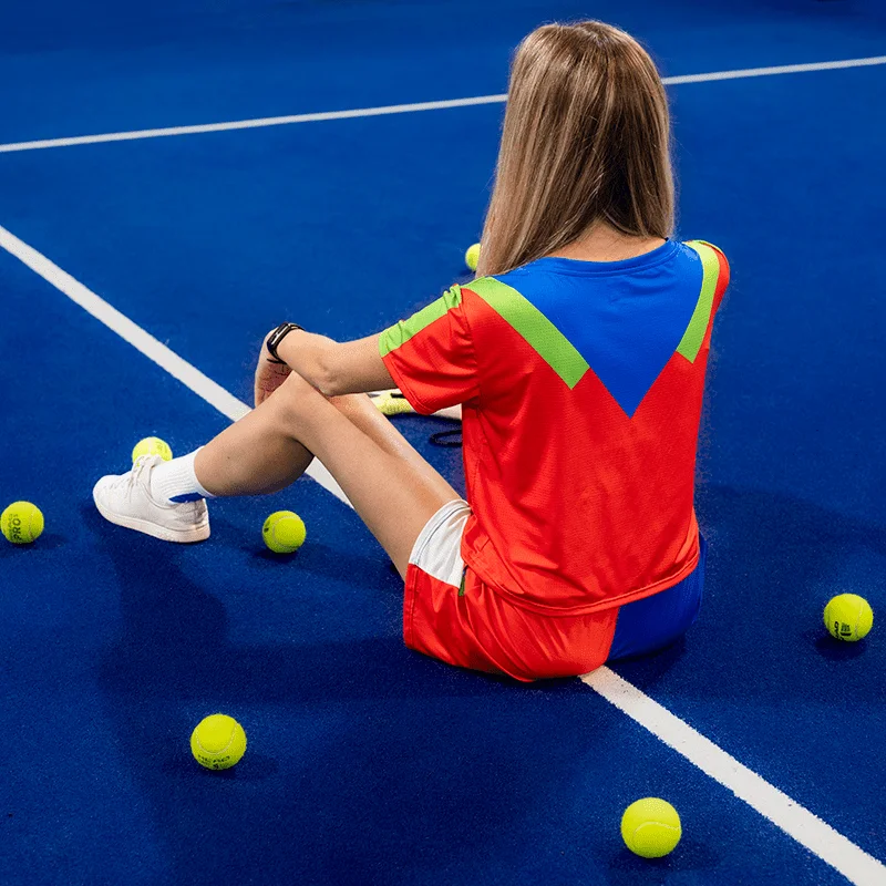 Tennis Padel Custom Woman Tshirt High Quality Made In Italy Quick Dry