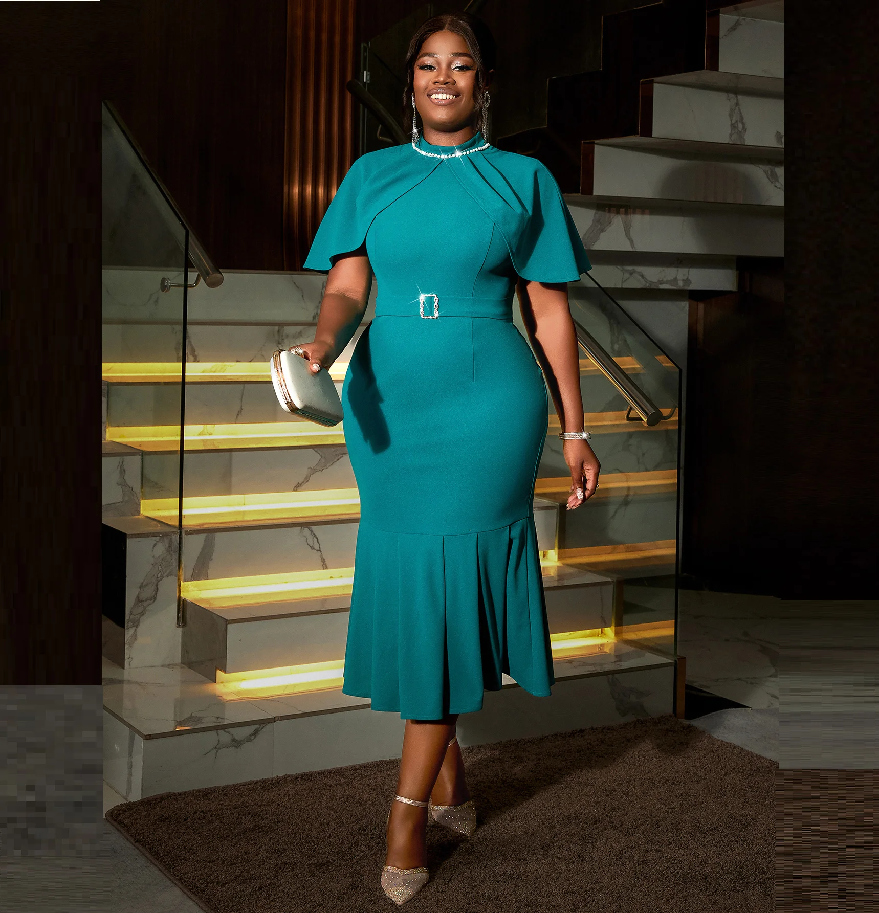 sachin and babi light blue dress Mulberry Young Adult Dress Soft Teal | Size 14 main image 0