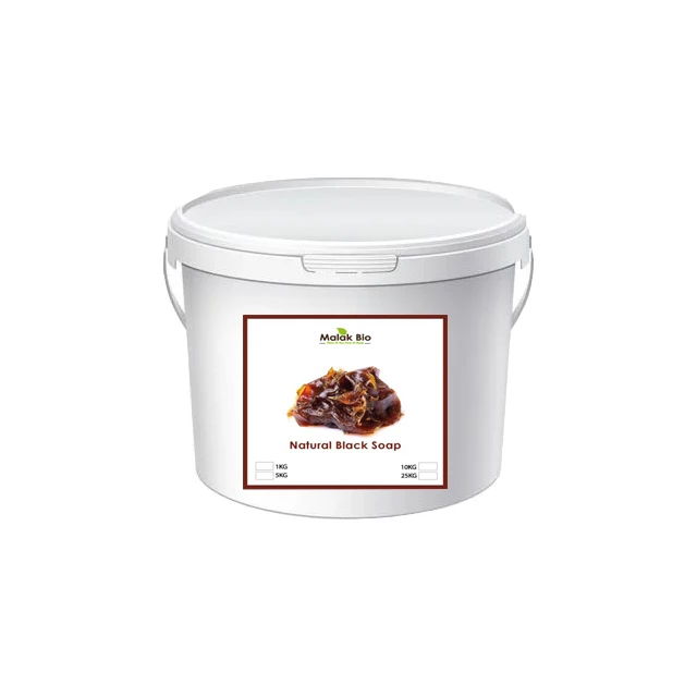 Malak Bio Bulk African Black soap 100 Organic Natural Purifying