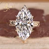 Anello Solitario Marquise