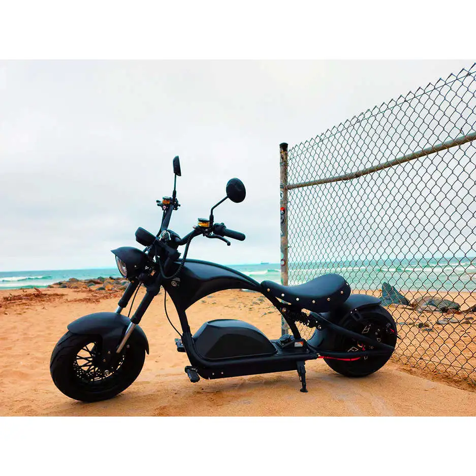 Mangosteen Electric Scooter Chopper Fat Tire Citycoco M1PS knight