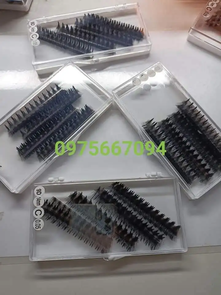 Pointy Base Short Stem Long Stem 3d 5d 6d Wispy Premade Fan Eyelash