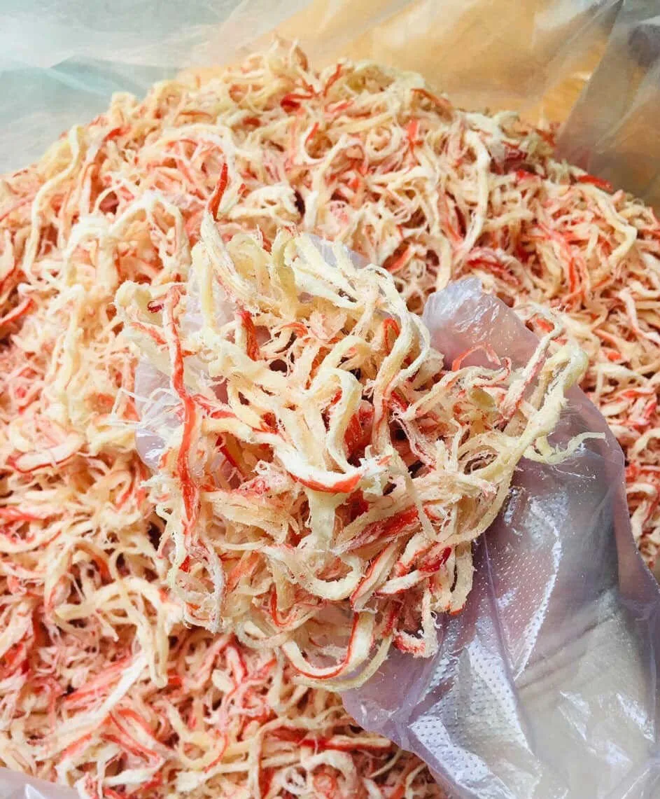 Shredded Squid Snackdried Dried Shredded Squid Legs Dried Shredded Red