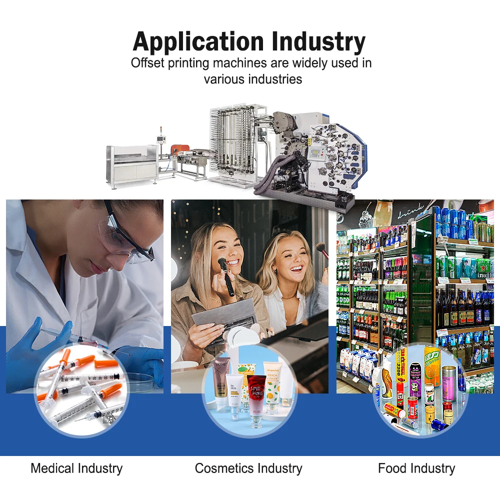 Best Syringe Printing Machine Automatic Pvc Plastic Tubes Offset Printing Machine