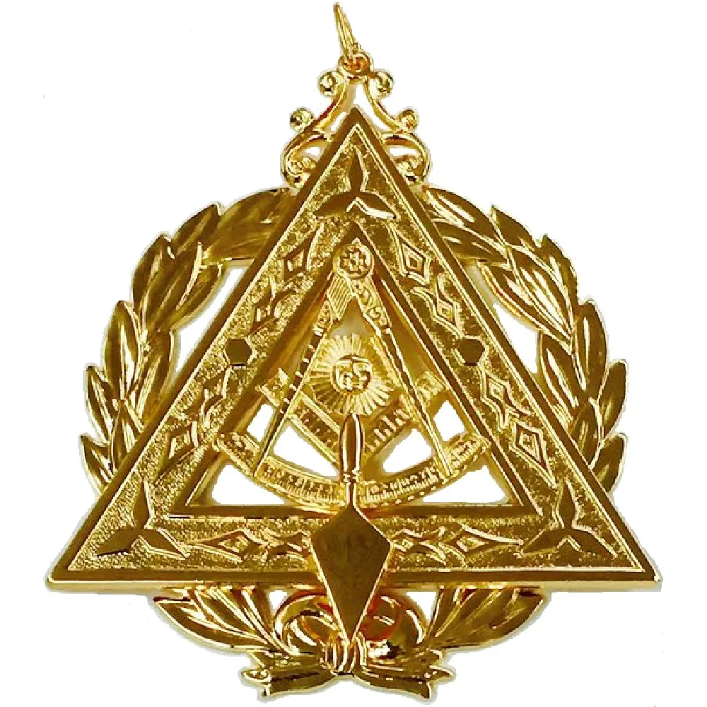 Masonic Regalia Silver Collar Jewel Tyler Tiler Outer Guard Rose Croix ...