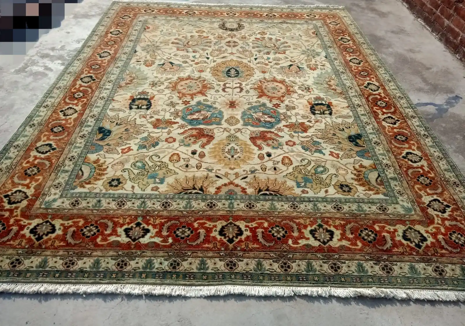Hot Selling Antique Hand Knotted Wool Rugs High Knots Carpet From India
