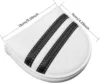 White with Black Stripes