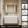 90 storage mirror cabinet + ceramic integrated basin