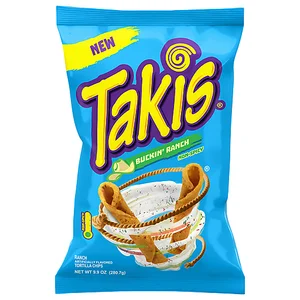 Hot Sale Takis Rolled Tortilla Chips Fuego Hot Chili and Lime Takis Blue Heat Pepper