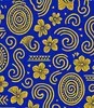 Royal Blue & Gold: African Texture