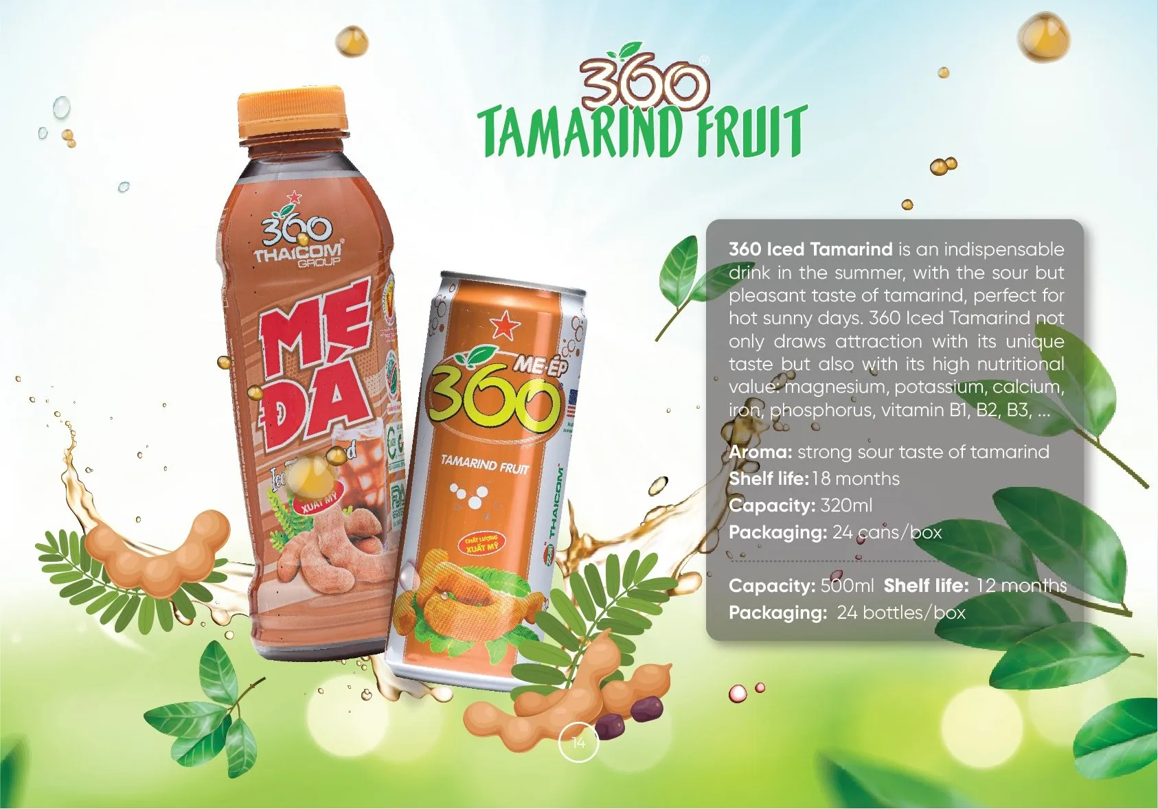 360 Iced Tamarind Fruit Tea Best Selling 12 Months Shelf Life Fruit