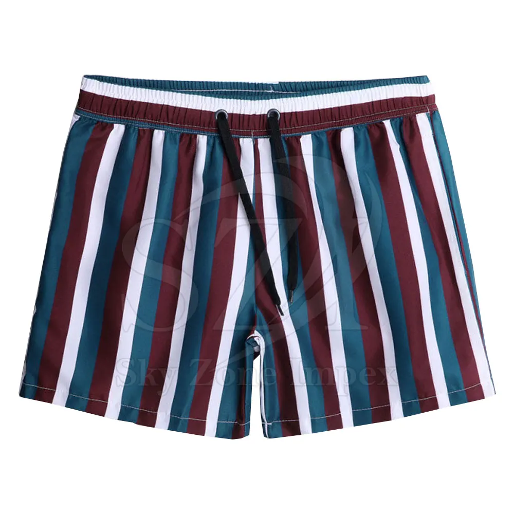 Multi Color Breathable Yarn Dyed Casual Shorts For Men Low Moq Men