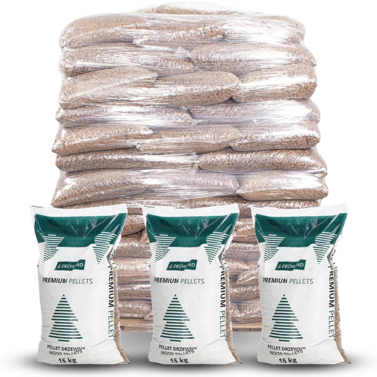 15 кг упаковочные древесные гранулы из сосны (Din plus / EN plus древесные гранулы A1) Готовые для экспорта 1 покупатель