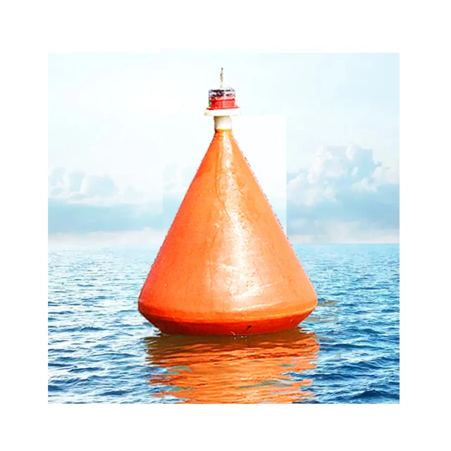 Custom Small Marine Warning Buoy Conical River Buoys Diameter 700mm Inland River Navigation AIDS for Boat