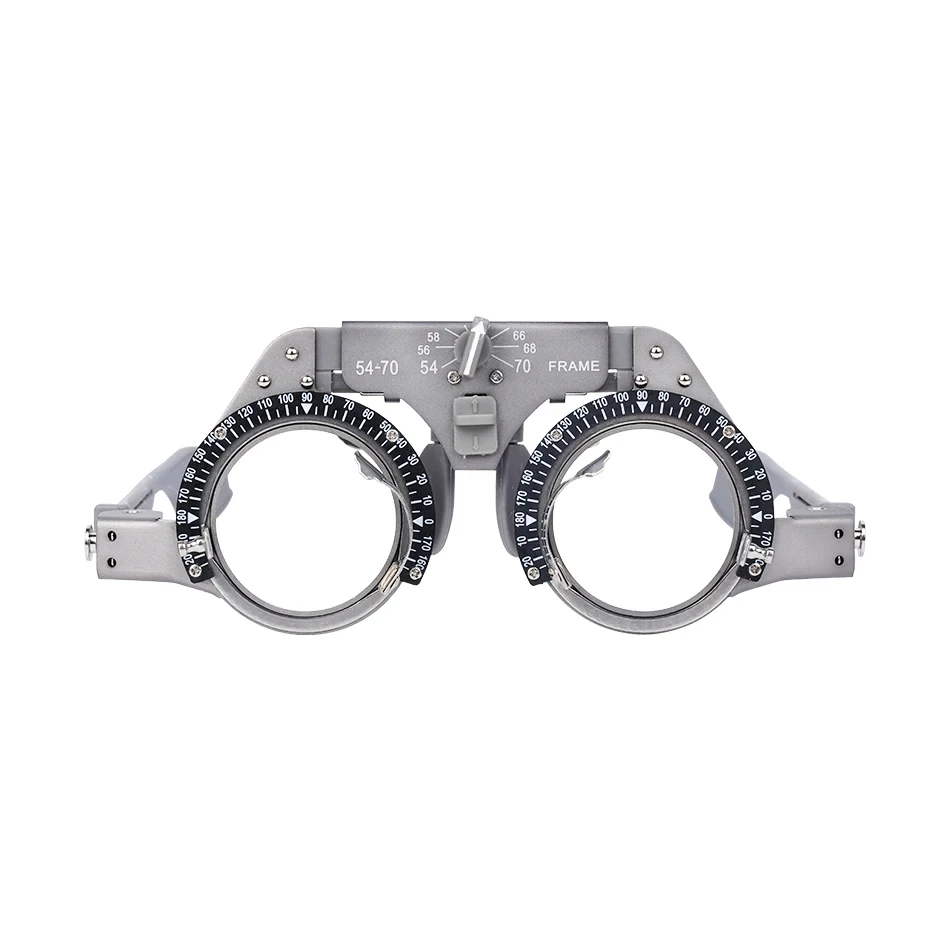 Direct Sale Ophthalmic Equipment Optical Trial Frame Adjustable PD 54-70mm Pure Titanium Material Light Weight Durable Model