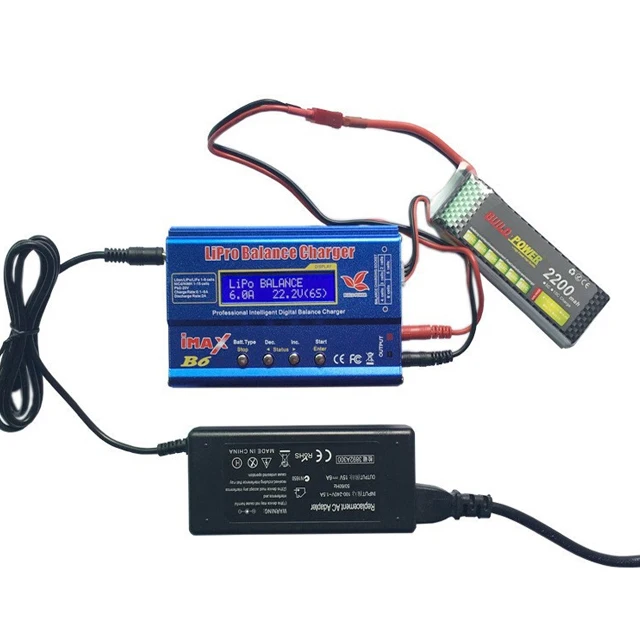 Chargeur Imax B6 80W 5 AMP pour batteries Li-on,liFe,NiCD,NiMH Chargeur Imax B6 80W 5 AMP pour batteries Li-on,liFe,NiCD,NiMH