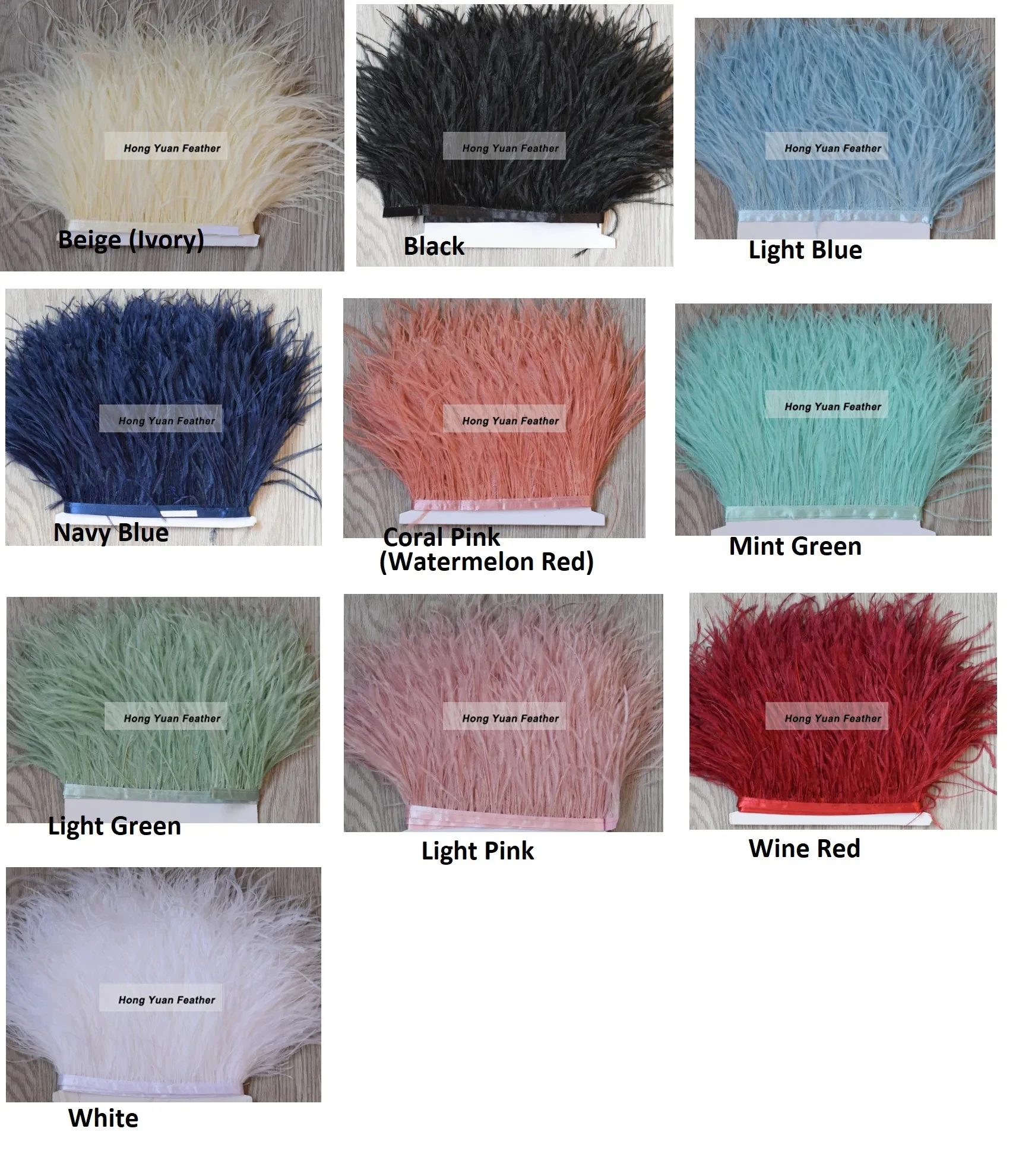 Festival Ostrich Feather Best Quality Dyed White Decorative Ostrich ...