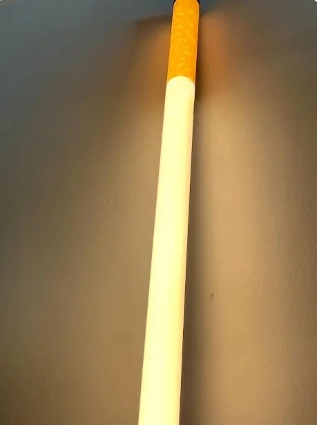 Large Cigarette Floor Lamp