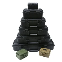 Waterproof Shockproof Safety Instrument Tool Box with Foam Insert Protective Sealed Impact Resistant Case