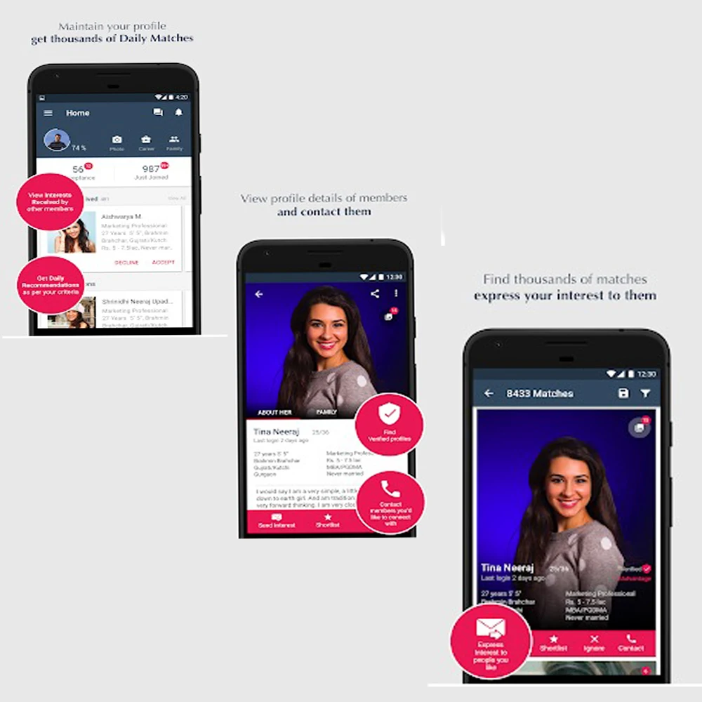 Custom Tinder-like Dating Mobile App Service | Best Online Tinder-like Dating App Development .
