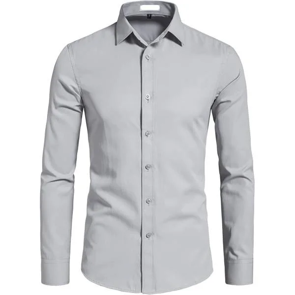 Designed Mens Dress Shirt Cotton With Long / Short Sleeve - Oem Odm ...