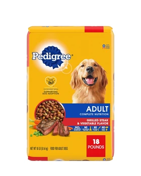 Pedigree Complete Nutrition Adult Dry Dog Food Grilled Steak ...