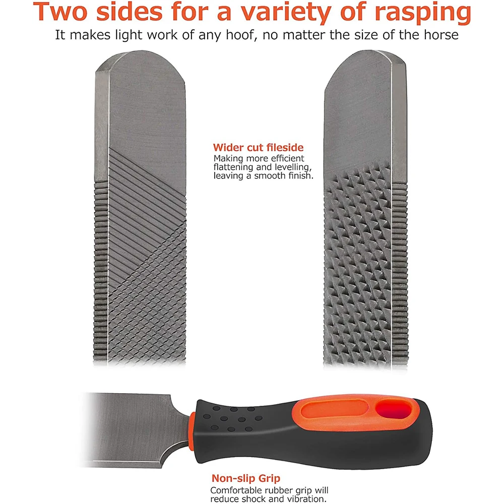 Professional Farrier Tool Kits Hoof Rasp Hoof Nippers Hoof Knife 3 in 1 for Farriers, Veterinarians, and Horsemen Ariston
