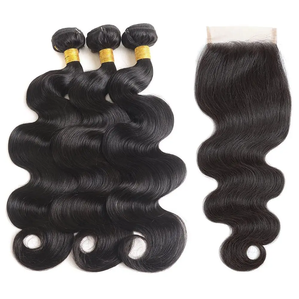 Wholesale 100%raw Virgin Burmese Human Hair Bundles Double Drawn Bone ...