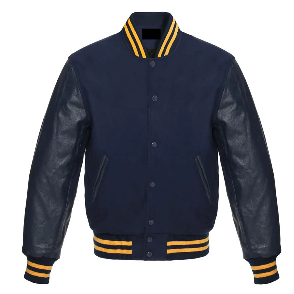 Custom Quality Wool Leather Sleeves Letterman Jacket Custom Embroidery ...