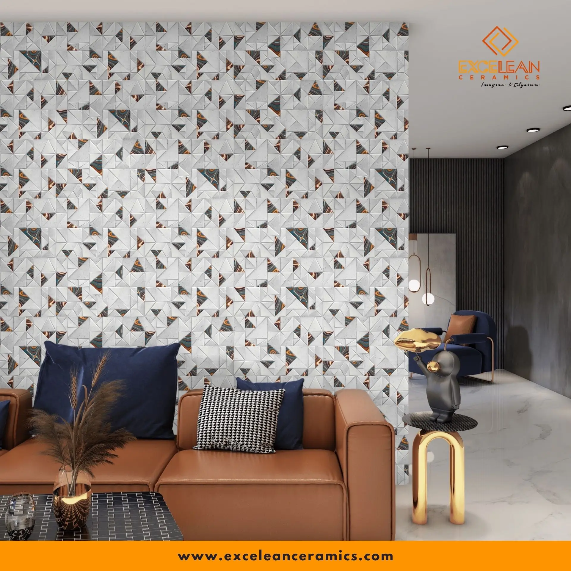 High Depth Elevation Tiles 30x45 Cm Outdoor Carreaux 300x450 mm 12x18 Inch Porcelanato Ceramic Suitable for Outer Wall Cladding