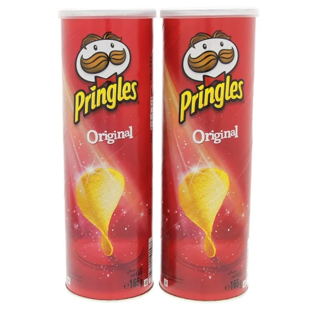 Pringles The Original Potato Crisps - Perfectly Seasoned Salty Snack ...