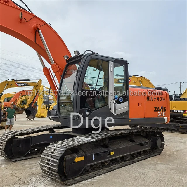 Used Original Hitachi ZX 240 Hydraulic Crawler Excavator