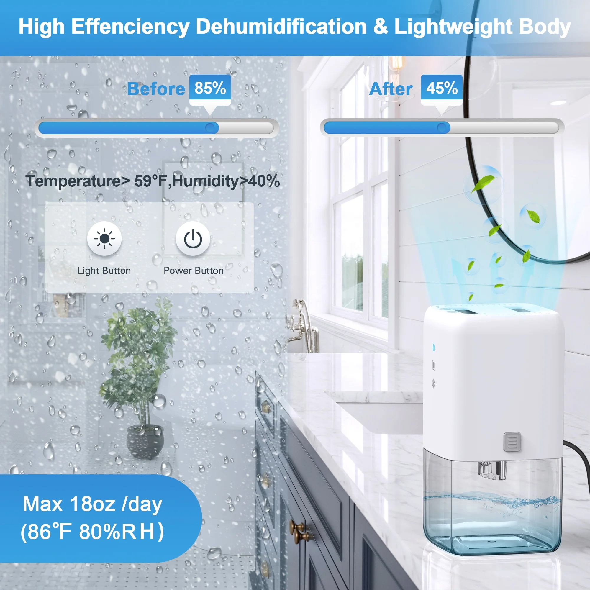 電気吸湿機の2022除湿機1.2lポータブルエアミニ除湿機家庭用バスルーム 