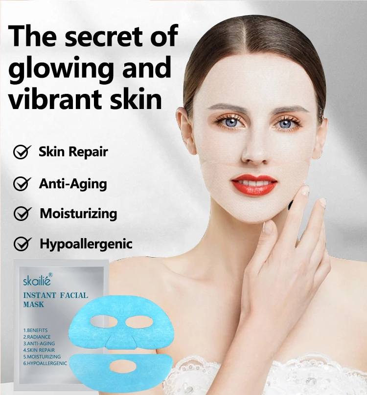 Private Label Face Skin Care Collagen Mask Water Soluble Collagen Film