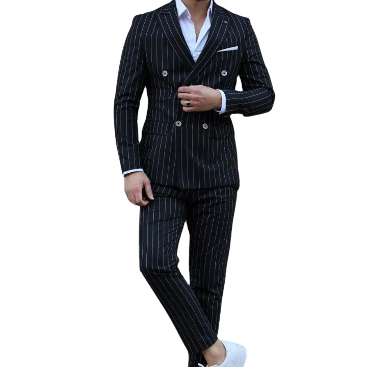 Men's Stylish and Versatile Suit High Classic and High-quality  Sophisticated Businessman Breathable OEM Service Elegant Look