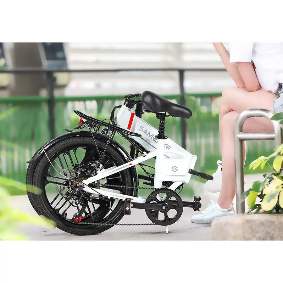 Mini-Elektrofahrrad aus Aluminiumlegierung 20LVXD30-II, faltbar, mit Hinterradnabenmotor, 7 Gängen, 36V/48V Lithium-Akku, 7 Gänge, Aluminiumlegierung