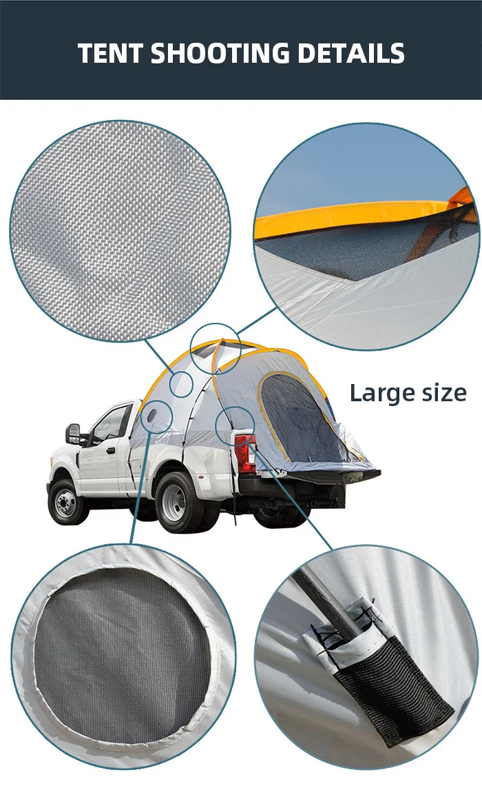 Car Rooftop Tent Automatic Glamping Tents Camping Outdoor Oxford Big Camping Ultralight