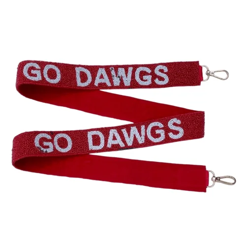 Go Dawgs Gameday Beaded Purse Strap Bulldogs Pride