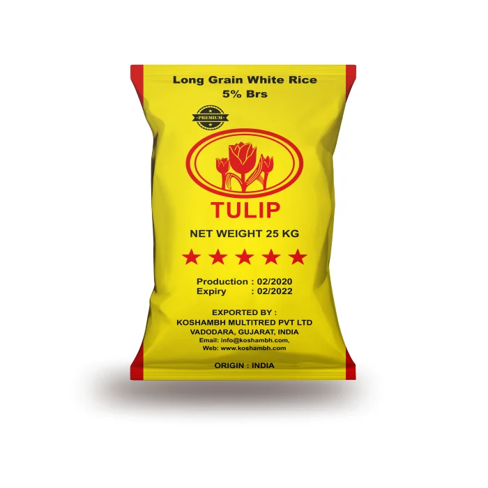 Buy Long Grain Basmati White Rice With Customized Size Packing For Food