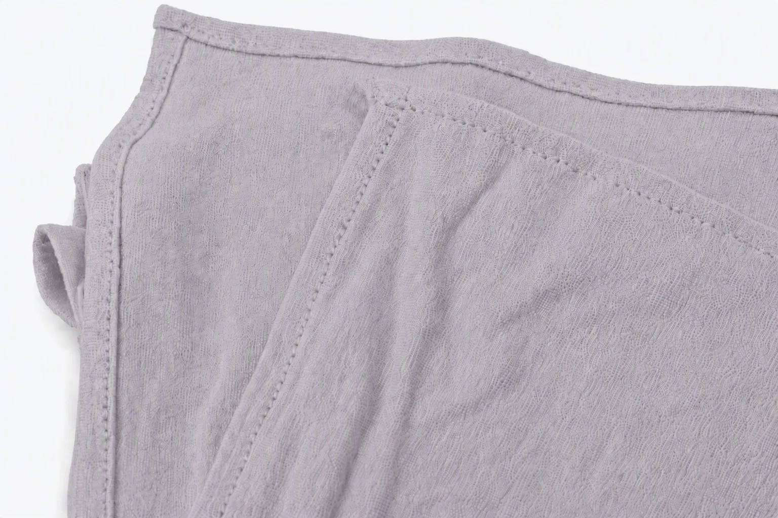Custom Jersey Modal Hijab Lavender Grey view 7