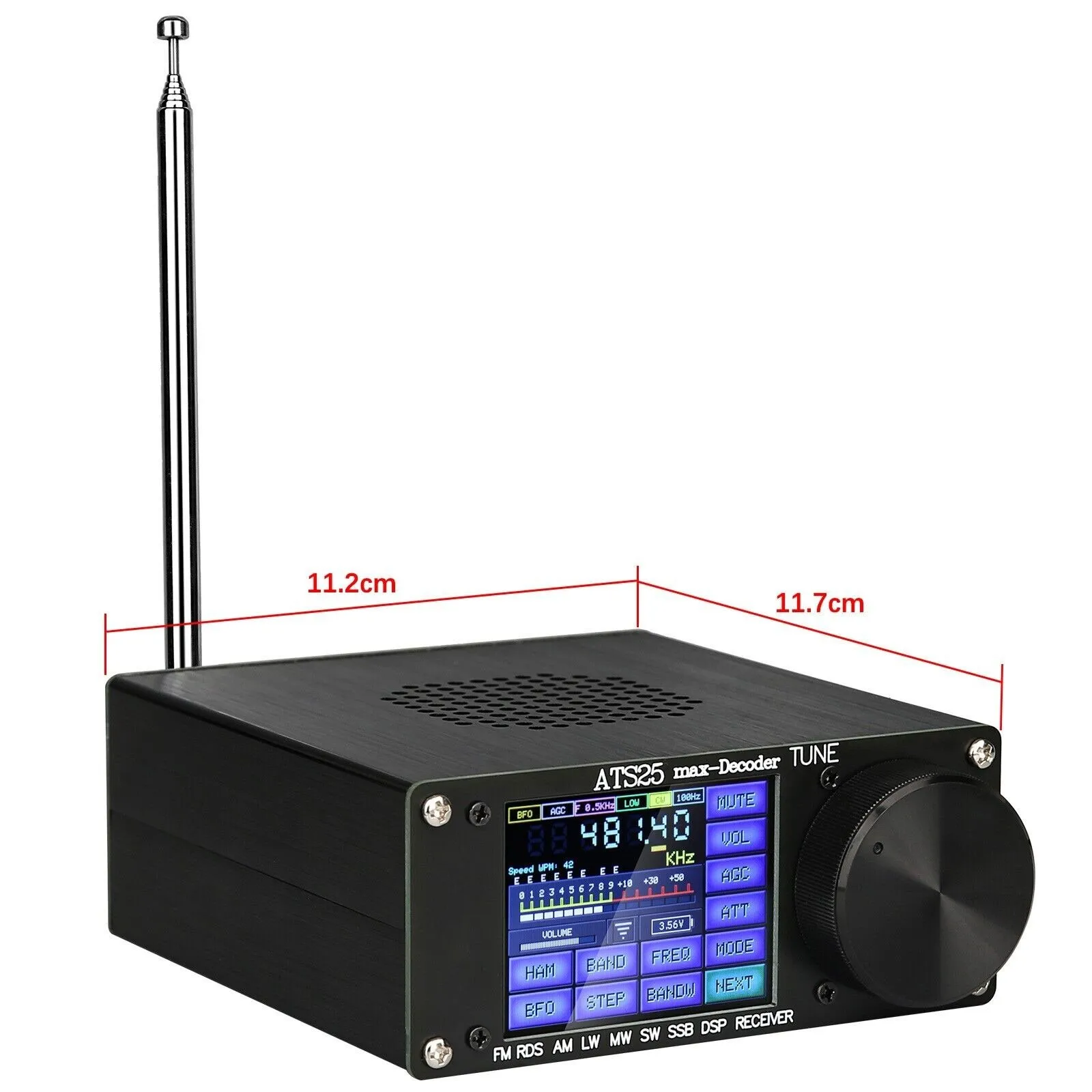 HamGeek ATS25max-デコーダー Si4732 フルバンド無線受信機 DSP SW