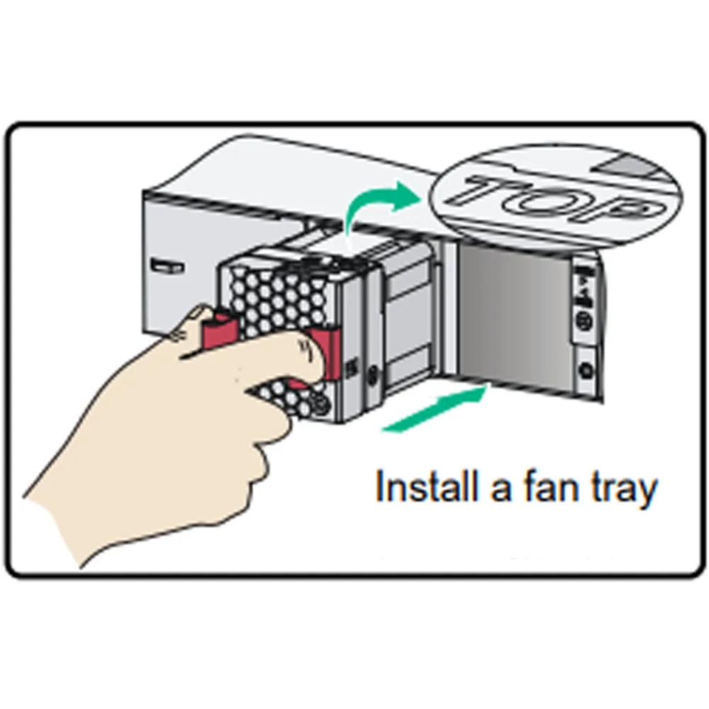 Lspm1fansb Switch Fan Module Power Supply Side Air Outlet Of ...