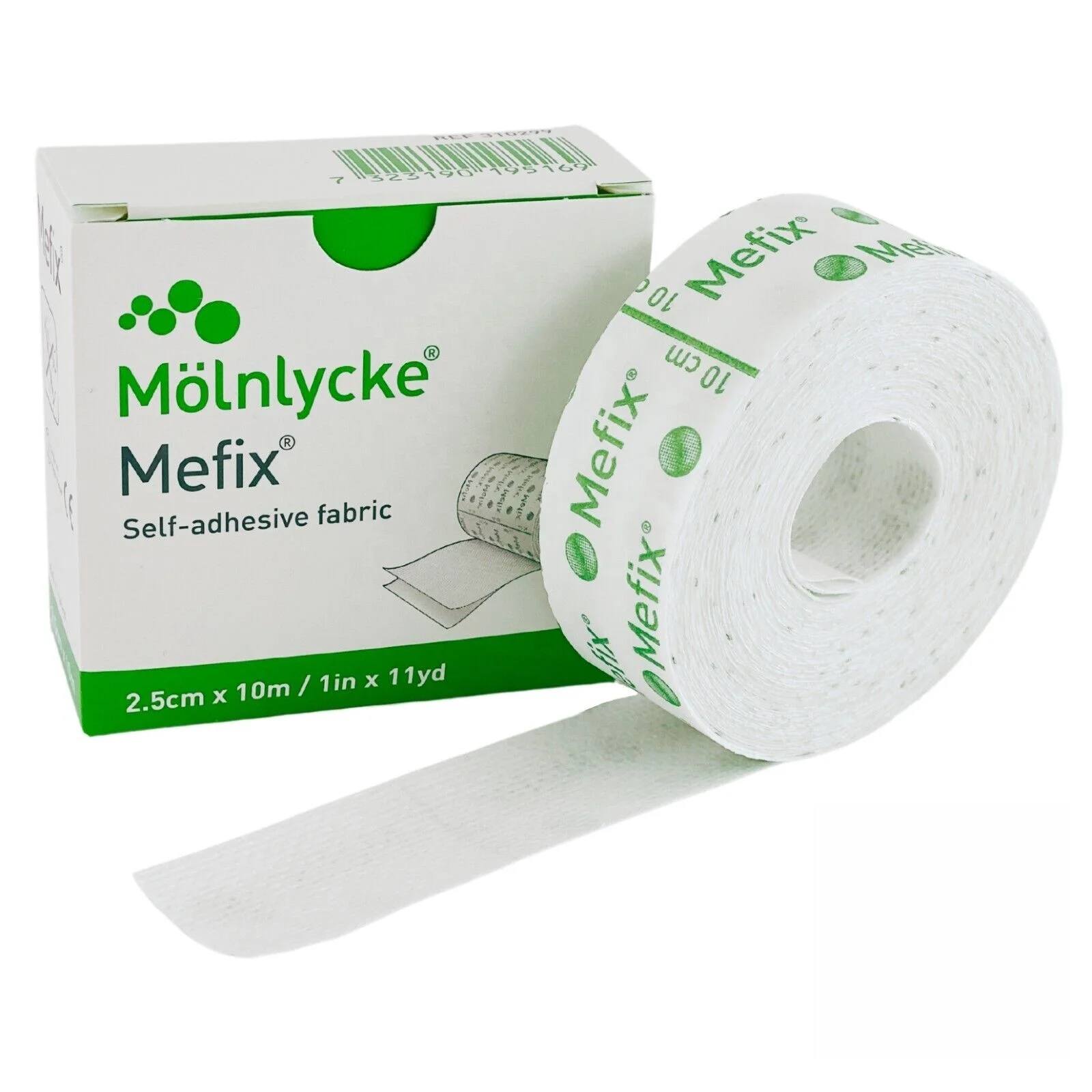 Mefix Dressing Tape 2.5cm x 10m Self Adhesive Non Woven Fabric Dressing
