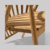Madera de Teca Rústica Lijada Suave A