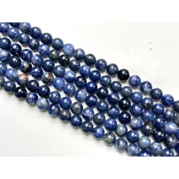Factory Rich content Brilliant Enchanting Blinding Striking 4mm 6mm 8mm 10mm 12mm Round  Loose Beads Sodalite For Feng Shui